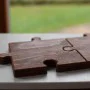 Kişiye Özel - Ahşap El İşçilikli Puzzle Kalın Tasarım Bardak Altlığı Kişiye Özel - Ahşap El İşçilikli Puzzle Kalın Tasarım Bardak Altlığı
