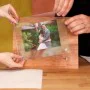 Kişiye Özel - Ahşap Masaüstü Çerceve Plastik Tasarımlı