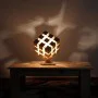 Kişiye Özel - Ahşap Tasarım Cubic Masaüstü Lamba Kişiye Özel - Ahşap Tasarım Cubic Masaüstü Lamba