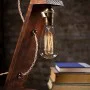 Kişiye Özel - Ahşap Edison Tasarım Masaüstü Lamba Kişiye Özel - Ahşap Edison Tasarım Masaüstü Lamba