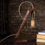 Kişiye Özel - Ahşap Edison Tasarım Masaüstü Lamba Kişiye Özel - Ahşap Edison Tasarım Masaüstü Lamba