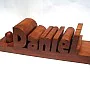Kişiye Özel - Ahşap El İşçilikli Masa İsimliği 3D Oyma Tasarım Kişiye Özel - Ahşap El İşçilikli Masa İsimliği 3D Oyma Tasarım