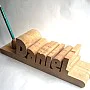 Kişiye Özel - Ahşap El İşçilikli Masa İsimliği 3D Oyma Tasarım Kişiye Özel - Ahşap El İşçilikli Masa İsimliği 3D Oyma Tasarım