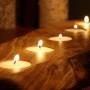 Kişiye Özel - Ahşap 5 Li Mumluk Dekor Kişiye Özel - Ahşap 5 Li Mumluk Dekor