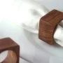 Kişiye Özel - Ahşap Peçete Süsü Kare