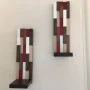 Kişiye Özel - Ahşap Duvar Rafı Part Tasarım 1 Adettir.