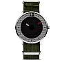 Cool Watch Saat - Silver Kasa - Yeşil Kordon Cool Fashion Unisex