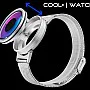 Cool Watch Saat - Silver Kasa - Silver Kordon CooL Galaxy Mix Mavi Pembe Ekran Unisex Cool Watch Saat - Silver Kasa - Silver Kordon CooL Galaxy Mix Mavi Pembe Ekran Unisex