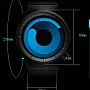 Cool Watch Saat - Siyah Mat Kasa - Siyah Kordon CooL Galaxy S Mavi Ekran Unisex Cool Watch Saat - Siyah Mat Kasa - Siyah Kordon CooL Galaxy S Mavi Ekran Unisex