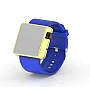 Cool Watch Saat - Gold Edition - Mavi Kayış Unisex Cool Watch Saat - Gold Edition - Mavi Kayış Unisex