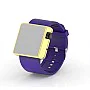 Cool Watch Saat - Gold Edition - Mor Kayış Unisex Cool Watch Saat - Gold Edition - Mor Kayış Unisex