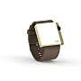 Cool Watch Saat - Gold Shiny Led Edition - Kahverengi Kayış Unisex Cool Watch Saat - Gold Shiny Led Edition - Kahverengi Kayış Unisex