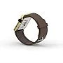Cool Watch Saat - Gold Shiny Led Edition - Kahverengi Kayış Unisex Cool Watch Saat - Gold Shiny Led Edition - Kahverengi Kayış Unisex