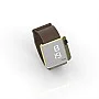 Cool Watch Saat - Gold Shiny Led Edition - Kahverengi Kayış Unisex Cool Watch Saat - Gold Shiny Led Edition - Kahverengi Kayış Unisex