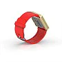 Cool Watch Saat - Gold Shiny Led Edition - Kırmızı Kayış Unisex Cool Watch Saat - Gold Shiny Led Edition - Kırmızı Kayış Unisex