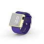 Cool Watch Saat - Gold Shiny Led Edition - Mor Kayış Unisex