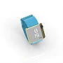 Cool Watch Saat - Gold Shiny Led Edition - Turkuaz Kayış Unisex Cool Watch Saat - Gold Shiny Led Edition - Turkuaz Kayış Unisex
