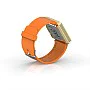 Cool Watch Saat - Gold Shiny Led Edition - Turuncu Kayış Unisex Cool Watch Saat - Gold Shiny Led Edition - Turuncu Kayış Unisex