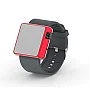 Cool Watch Saat - Kırmızı Edition - Gri Kayış Unisex Cool Watch Saat - Kırmızı Edition - Gri Kayış Unisex