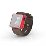 Cool Watch Saat - Kırmızı Edition - Kahverengi Kayış Unisex Cool Watch Saat - Kırmızı Edition - Kahverengi Kayış Unisex