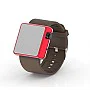 Cool Watch Saat - Kırmızı Edition - Kahverengi Kayış Unisex Cool Watch Saat - Kırmızı Edition - Kahverengi Kayış Unisex