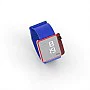 Cool Watch Saat - Kırmızı Edition - Mavi Kayış Unisex Cool Watch Saat - Kırmızı Edition - Mavi Kayış Unisex