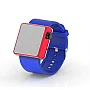 Cool Watch Saat - Kırmızı Edition - Mavi Kayış Unisex Cool Watch Saat - Kırmızı Edition - Mavi Kayış Unisex