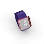 Cool Watch Saat - Kırmızı Edition - Mor Kayış Unisex Cool Watch Saat - Kırmızı Edition - Mor Kayış Unisex