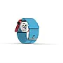Cool Watch Saat - Kırmızı Edition - Turkuaz Kayış Unisex Cool Watch Saat - Kırmızı Edition - Turkuaz Kayış Unisex
