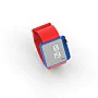 Cool Watch Saat - Mavi Edition - Kırmızı Kayış Unisex Cool Watch Saat - Mavi Edition - Kırmızı Kayış Unisex