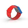 Cool Watch Saat - Mavi Edition - Kırmızı Kayış Unisex Cool Watch Saat - Mavi Edition - Kırmızı Kayış Unisex