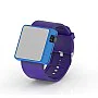 Cool Watch Saat - Mavi Edition - Mor Kayış Unisex Cool Watch Saat - Mavi Edition - Mor Kayış Unisex