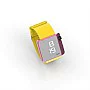 Cool Watch Saat - Pembe Edition - Sarı Kayış Unisex Cool Watch Saat - Pembe Edition - Sarı Kayış Unisex