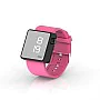 Cool Watch Saat - Siyah Edition - Pembe Kayış Unisex Cool Watch Saat - Siyah Edition - Pembe Kayış Unisex