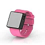 Cool Watch Saat - Siyah Edition - Pembe Kayış Unisex Cool Watch Saat - Siyah Edition - Pembe Kayış Unisex
