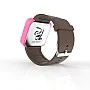 Cool Watch Saat - Pembe Led Kasa - Kahverengi Kayış Unisex Cool Watch Saat - Pembe Led Kasa - Kahverengi Kayış Unisex