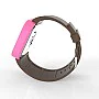 Cool Watch Saat - Pembe Led Kasa - Kahverengi Kayış Unisex Cool Watch Saat - Pembe Led Kasa - Kahverengi Kayış Unisex