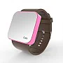 Cool Watch Saat - Pembe Led Kasa - Kahverengi Kayış Unisex Cool Watch Saat - Pembe Led Kasa - Kahverengi Kayış Unisex