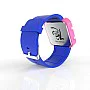 Cool Watch Saat - Pembe Led Kasa - Mavi Kayış Unisex Cool Watch Saat - Pembe Led Kasa - Mavi Kayış Unisex