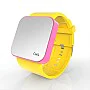 Cool Watch Saat - Pembe Led Kasa - Sarı Kayış Unisex