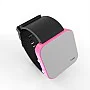 Cool Watch Saat - Pembe Led Kasa - Siyah Kayış Unisex