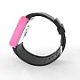 Cool Watch Saat - Pembe Led Kasa - Siyah Kayış Unisex