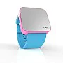 Cool Watch Saat - Pembe Led Kasa - Turkuaz Kayış Unisex Cool Watch Saat - Pembe Led Kasa - Turkuaz Kayış Unisex