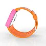 Cool Watch Saat - Pembe Led Kasa - Turuncu Kayış Unisex