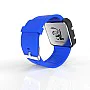 Cool Watch Saat - Siyah Led Kasa - Mavi Kayış Unisex
