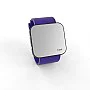 Cool Watch Saat - Siyah Led Kasa - Mor Kayış Unisex Cool Watch Saat - Siyah Led Kasa - Mor Kayış Unisex