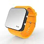Cool Watch Saat - Siyah Led Kasa - Turuncu Kayış Unisex