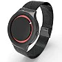 Cool Watch Saat - Siyah Mat Kasa Kırmızı Halka - Siyah Kordon CooL Plus Unisex Cool Watch Saat - Siyah Mat Kasa Kırmızı Halka - Siyah Kordon CooL Plus Unisex