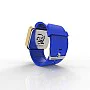 Cool Watch Saat - Gold Mat Dokunmatik Kasa - Mavi Kayış Unisex Cool Watch Saat - Gold Mat Dokunmatik Kasa - Mavi Kayış Unisex