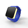 Cool Watch Saat - Gold Mat Dokunmatik Kasa - Mavi Kayış Unisex Cool Watch Saat - Gold Mat Dokunmatik Kasa - Mavi Kayış Unisex